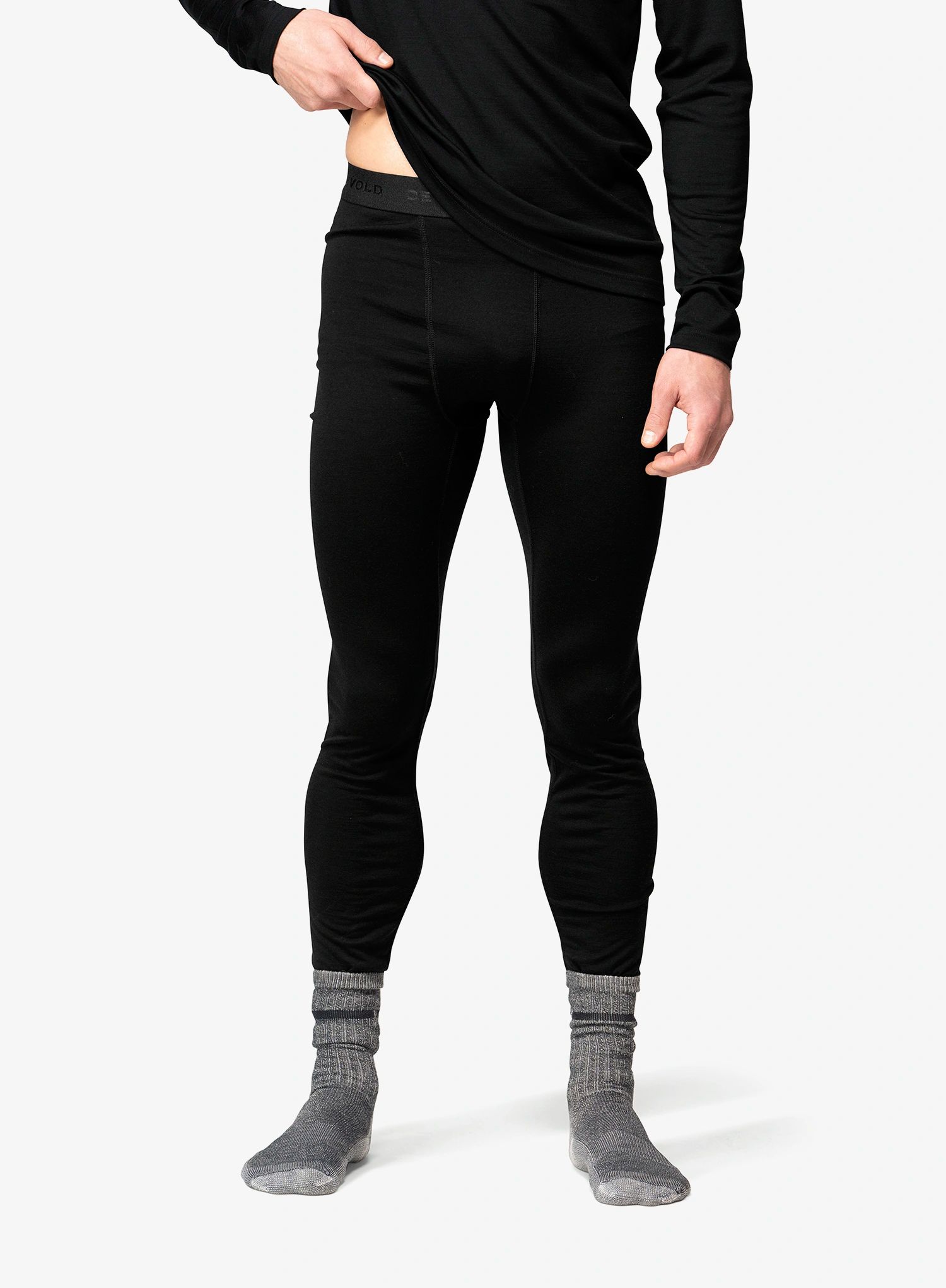 Termolegíny Devold Breeze Merino 150 Longs - black