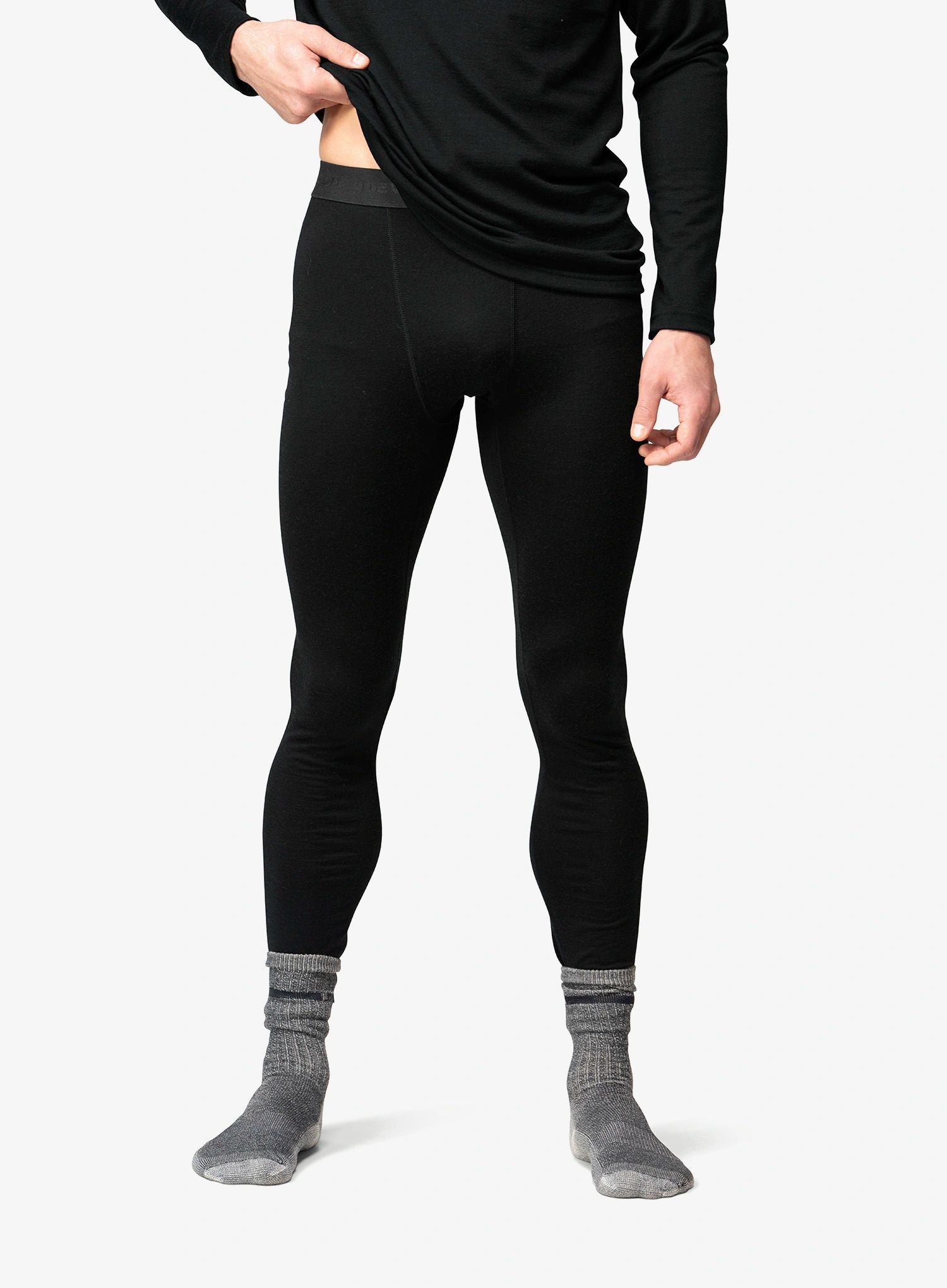 Termolegíny Devold Breeze Plus Merino 200 Longs - black