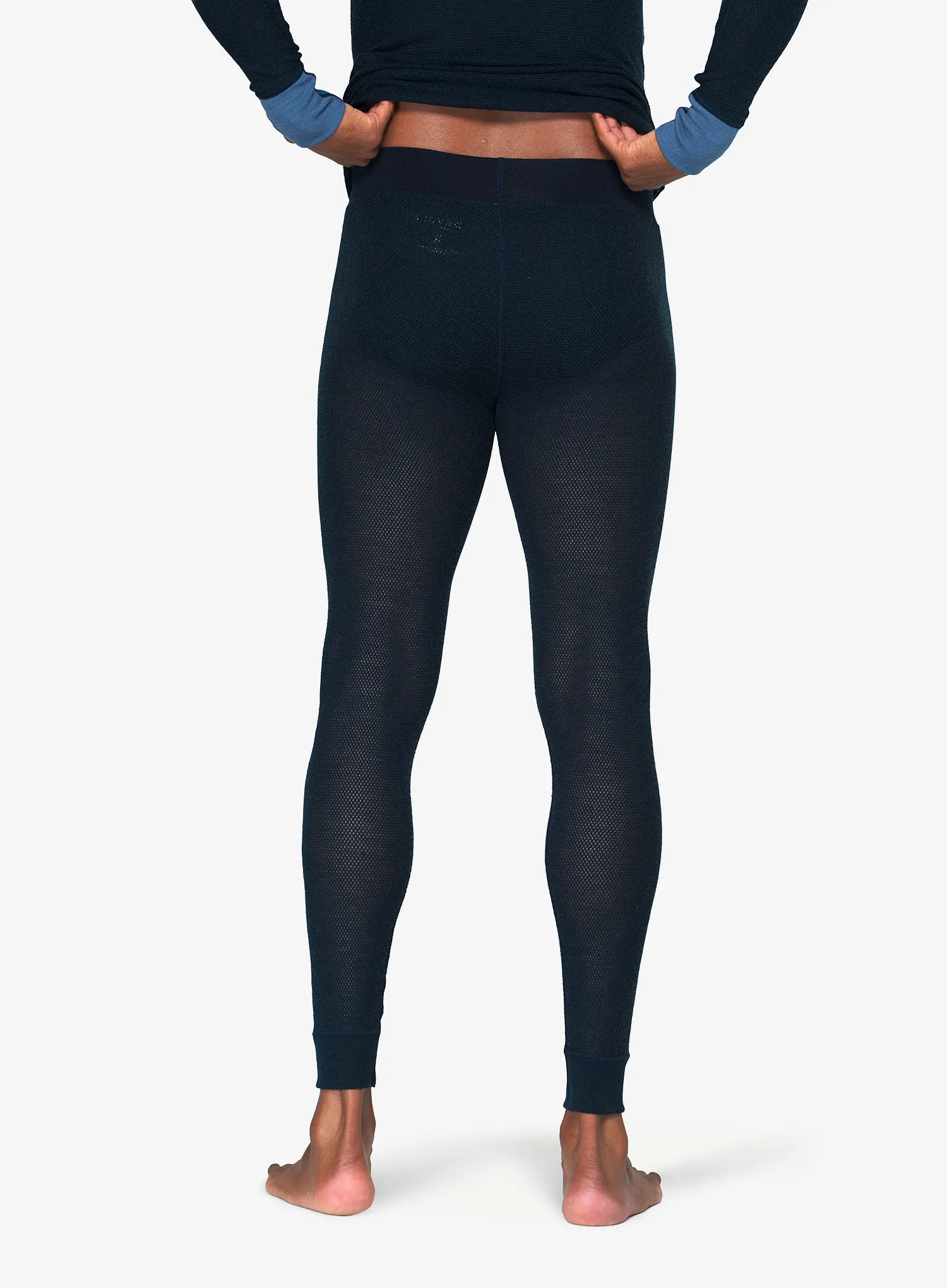 Legginsy termoaktywne Devold Wool Mesh 190 Longs - ink