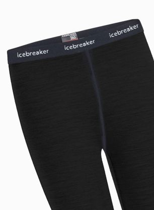 Legginsy termoaktywne dla dzieci Icebreaker Kids 260 Tech Leggings - black