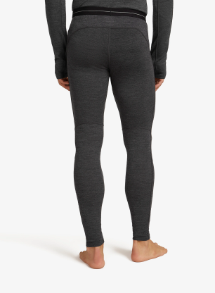 Legginsy termoaktywne Icebreaker Merino 260 ZoneKnit Leggings - jet hthr