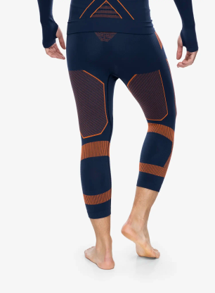 Legginsy termoaktywne X-Bionic Energy Accumulator Light Pants 3/4 - marine/orange