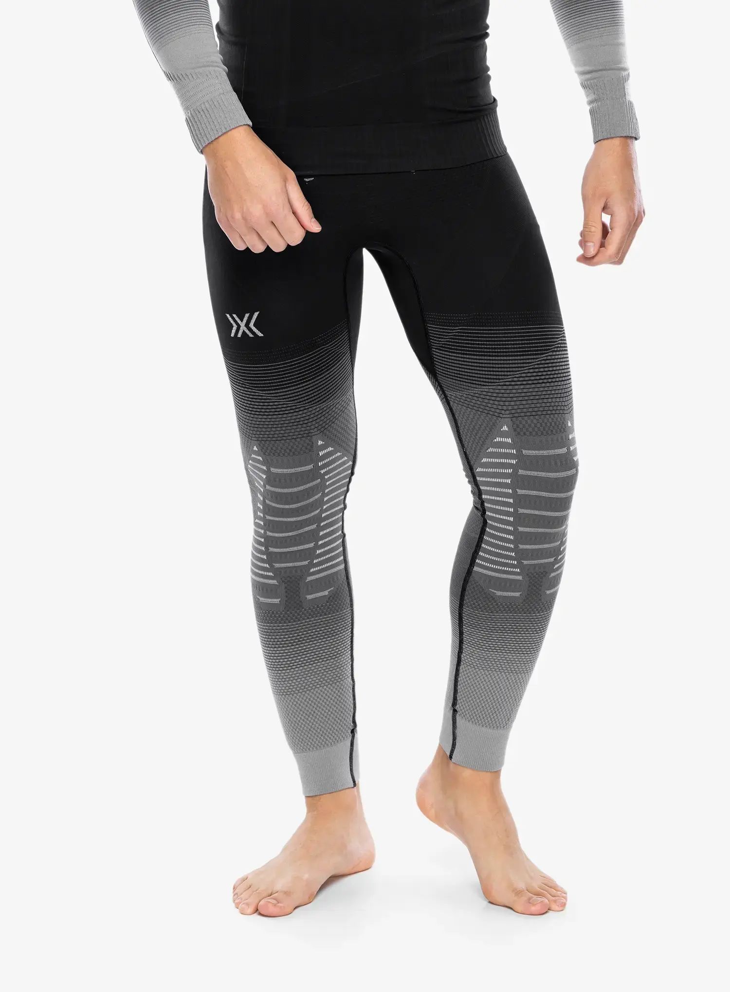 Termolegíny X-Bionic Invent Fx Pants - black/grey/light grey