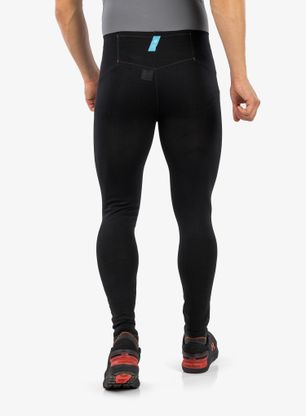 Legginsy biegowe Compressport Trail Under Control Full Tights - black