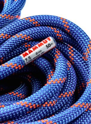 Lina wspinaczkowa Mammut 7.5 Alpine Sender Dry Rope 50 m - blue/vibrant orange