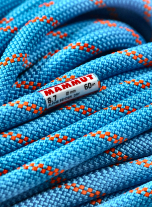 Lina wspinaczkowa Mammut 8.7 Alpine Sender Dry Rope 60 m - ocean/orange