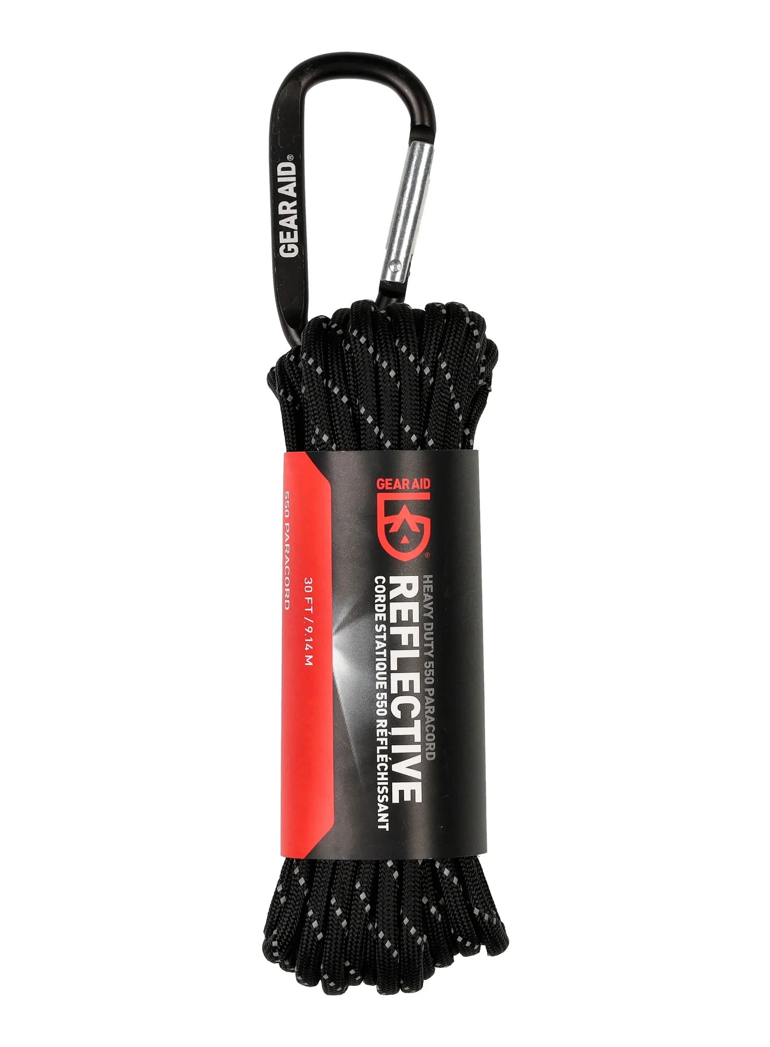 Lanko GearAid 550 Paracord Reflective 9m - black