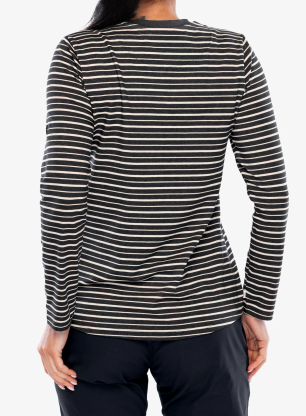 Longsleeve damski Craghoppers NosiLife Akona LS Top - charcoal stripe