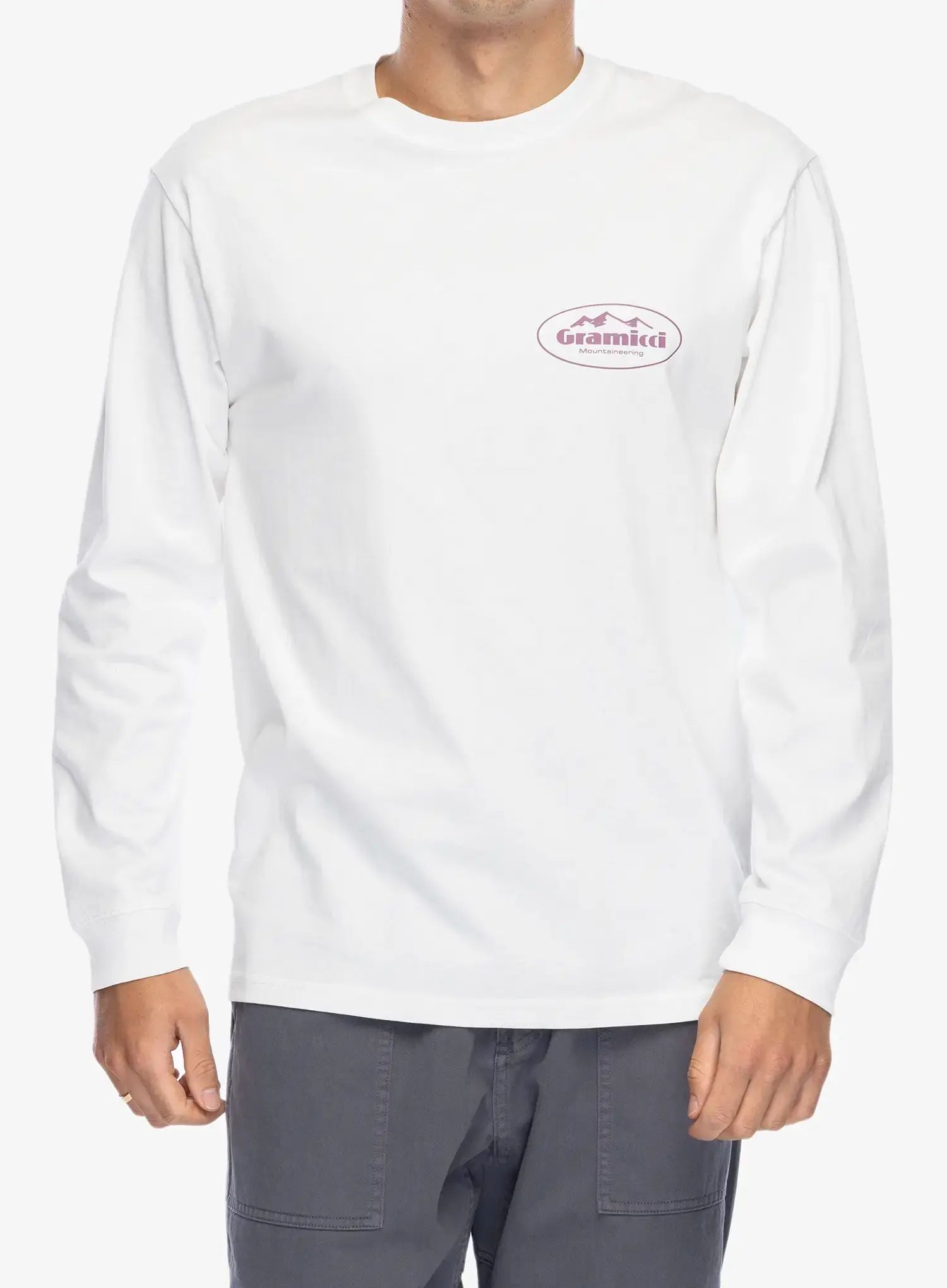 Longsleeve Gramicci Mountaineering LS Tee - white