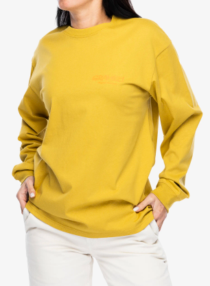 Longsleeve Gramicci Original Freedom LS Tee - deep yellow