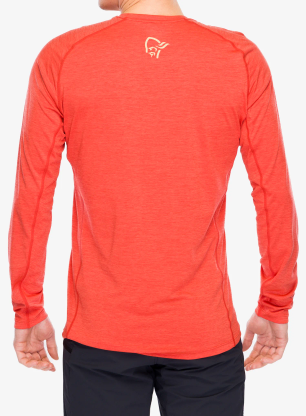 Longsleeve Norrona Fjora Equaliser Lightweight Long Sleeve - paprika red