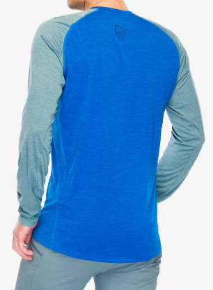 Longsleeve Norrona Fjora Equaliser Lightweight Long Sleeve - skydiver