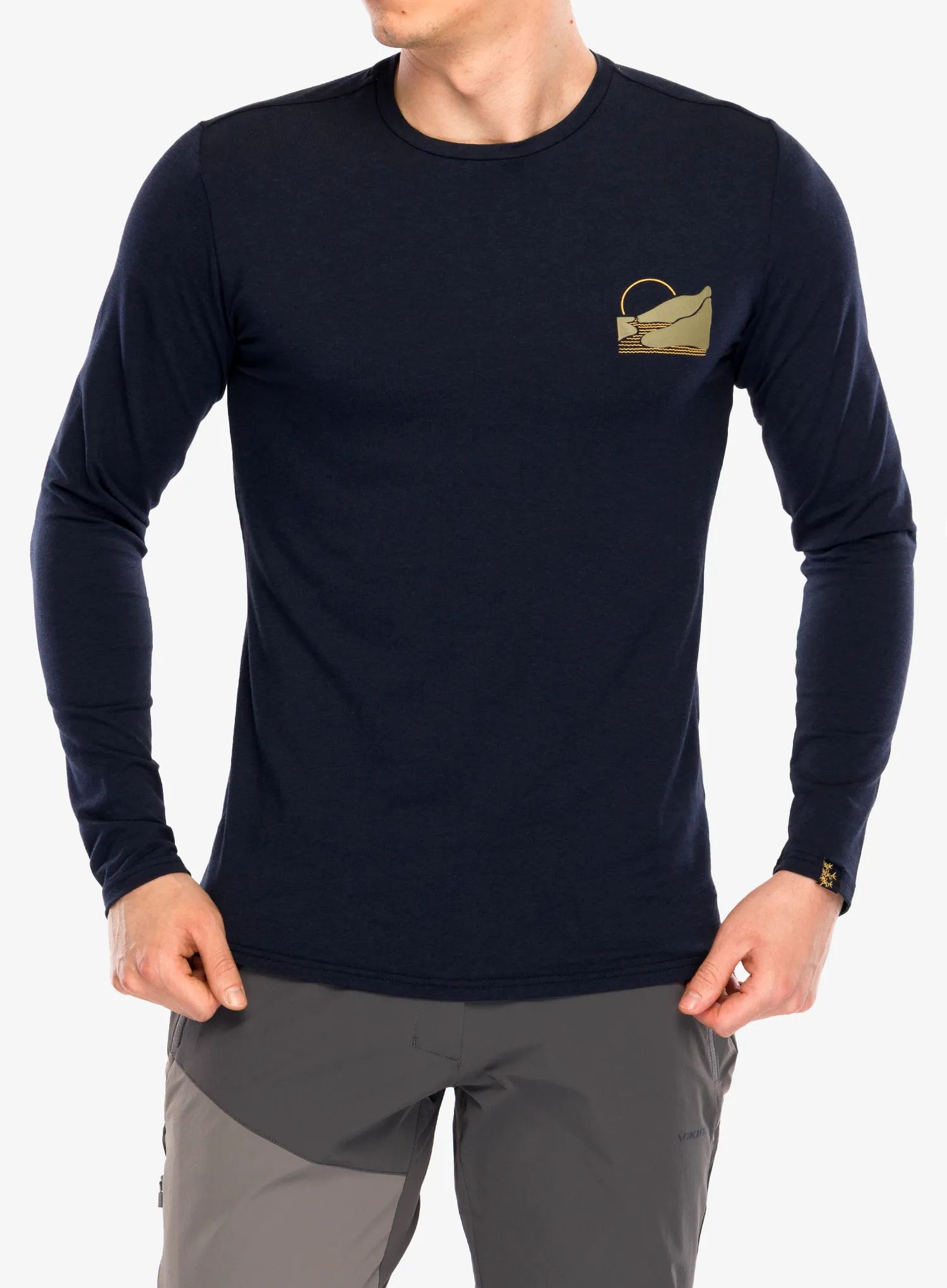 Longsleeve Viking Escalante Bamboo - navy