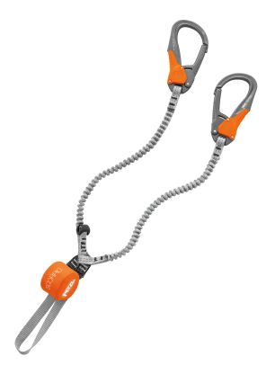Lonża via ferrata Petzl Scorpio Eashook - orange