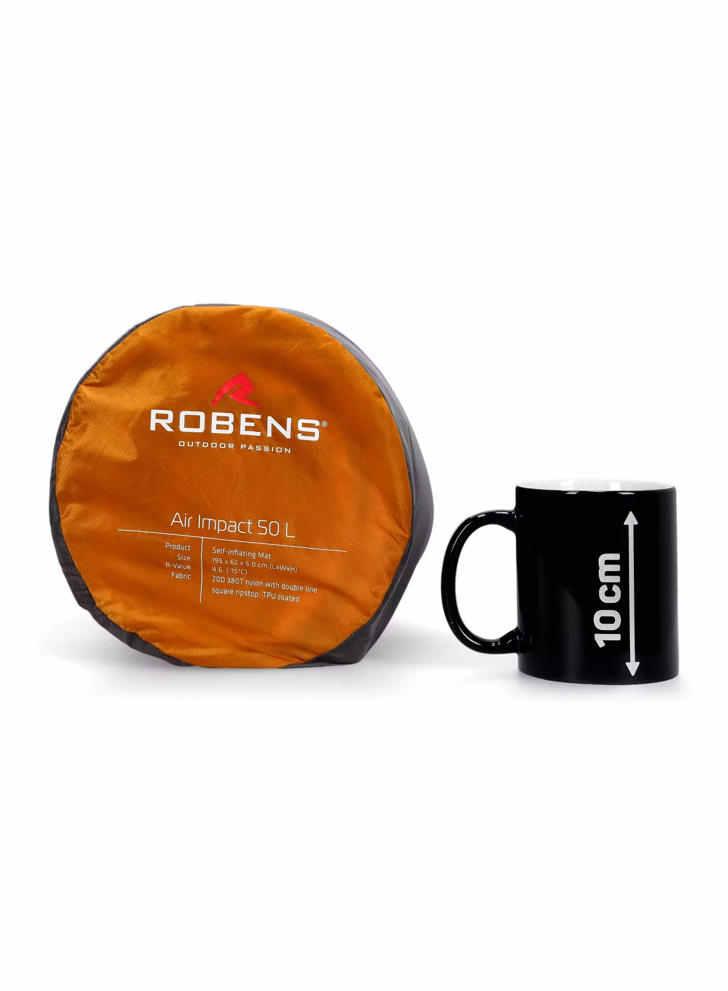 Mata samopompująca Robens Air Impact 50 L - yellow