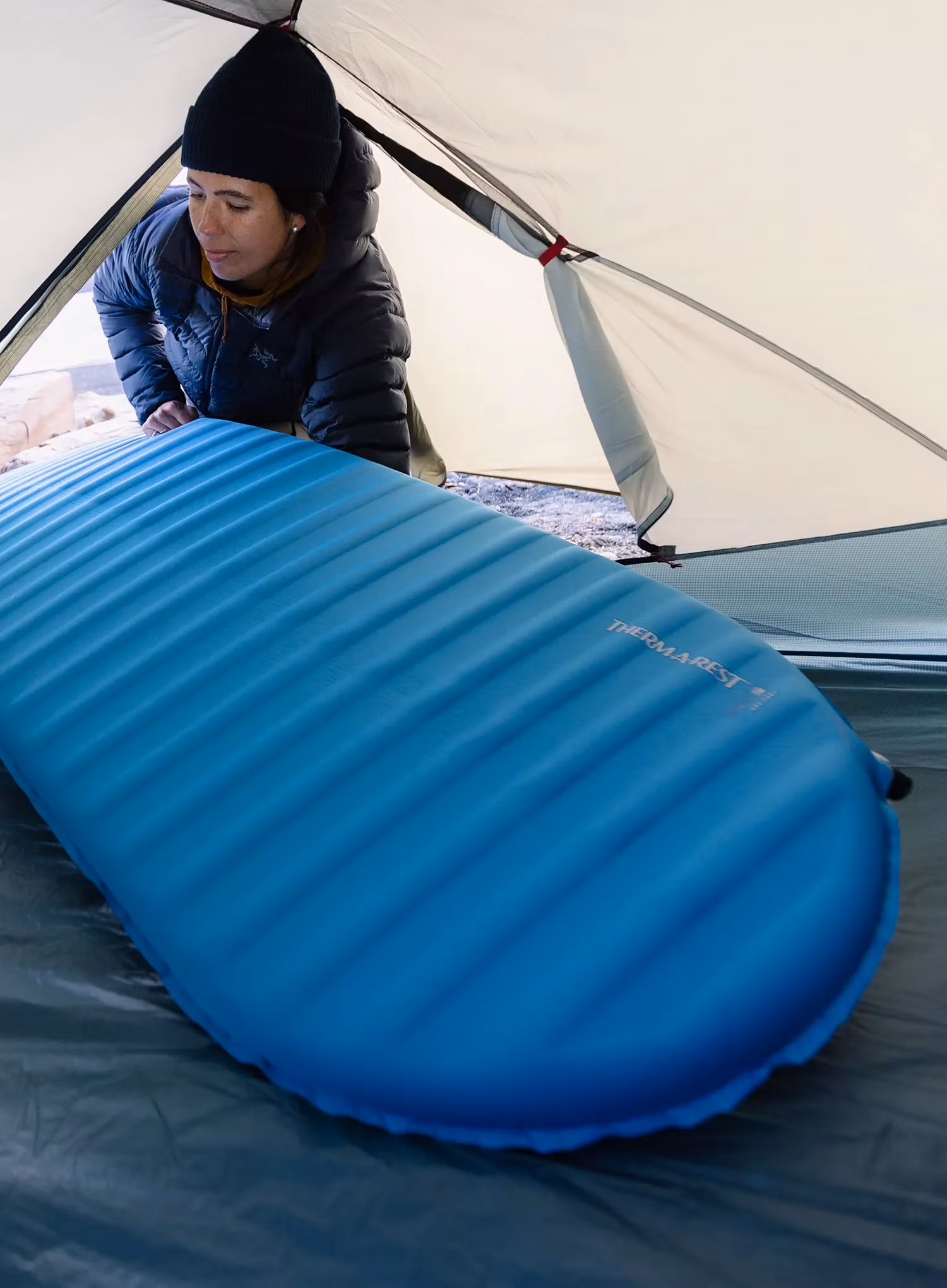 Mata samopompująca Therm a Rest Trail Pro R - tide