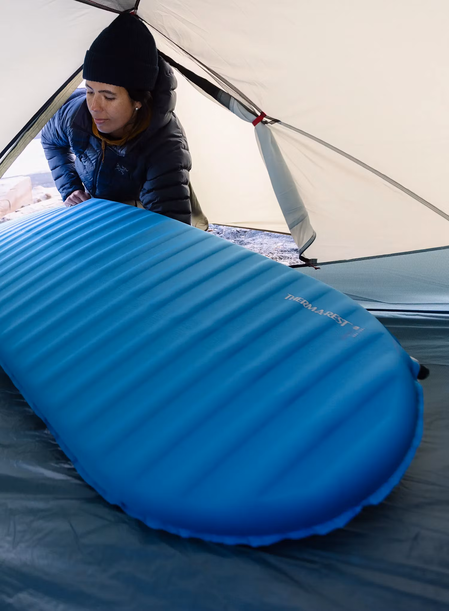 Mata samopompująca Therm a Rest Trail Pro RW - tide