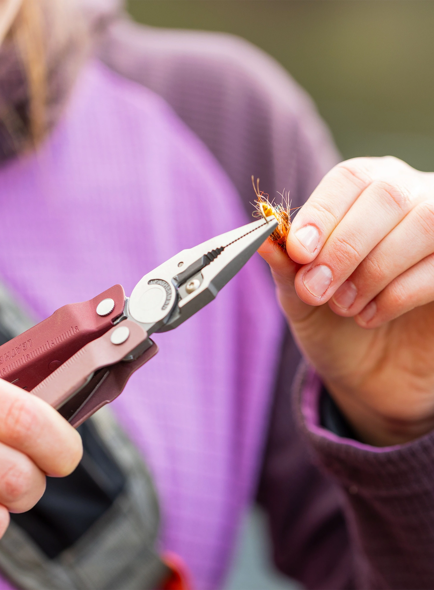 Multitool Leatherman Rebar - burnt sienna