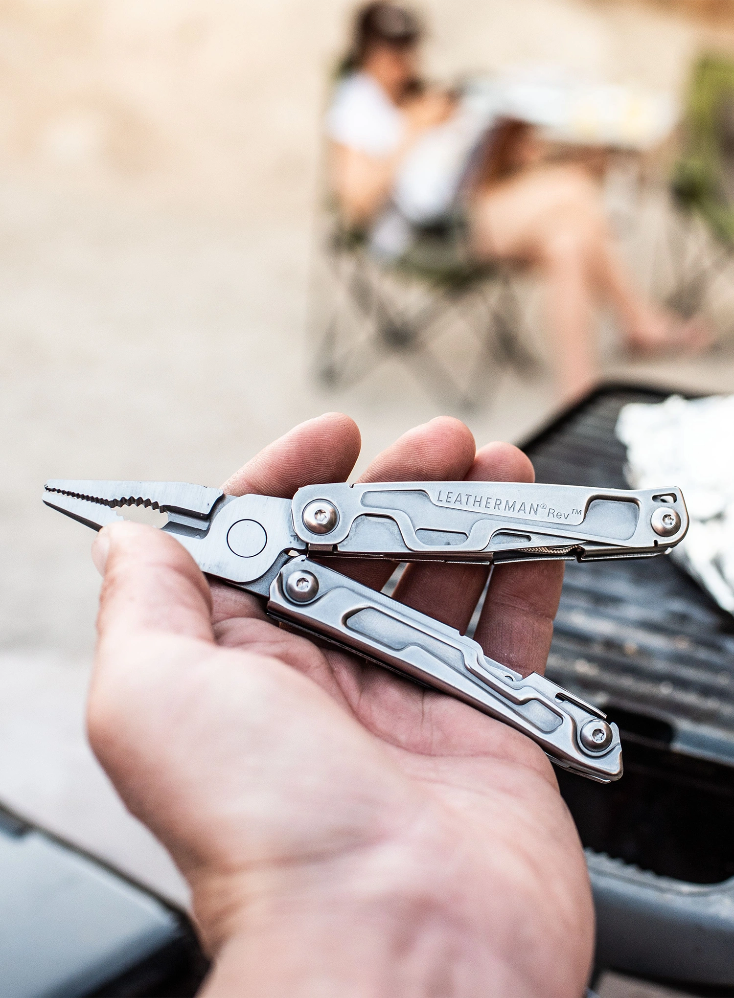 Multitool Leatherman Rev - stainless