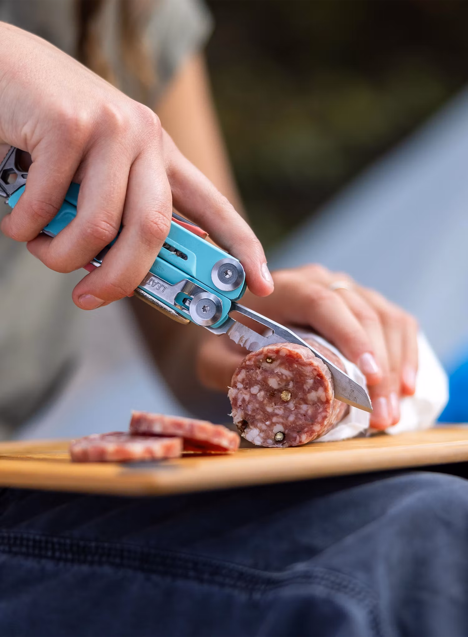 Multitool Leatherman Signal - aqua