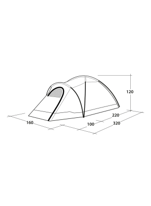 Namiot 2-osobowy Outwell Cloud 2