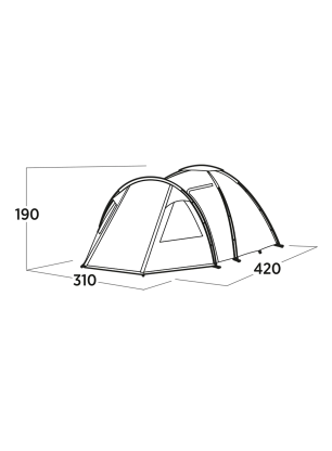 Namiot 5-osobowy Easy Camp Kinn 5