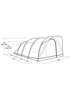 Namiot 6-osobowy Outwell Sky 6