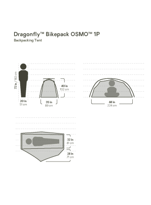 Namiot rowerowy Nemo Dragonfly Osmo Bikepack 1p