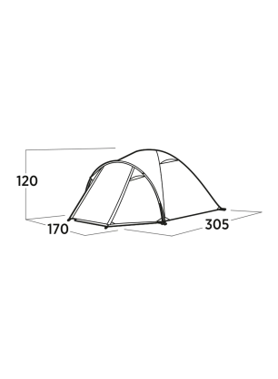 Namiot trzyosobowy Easy Camp Setesdal 3