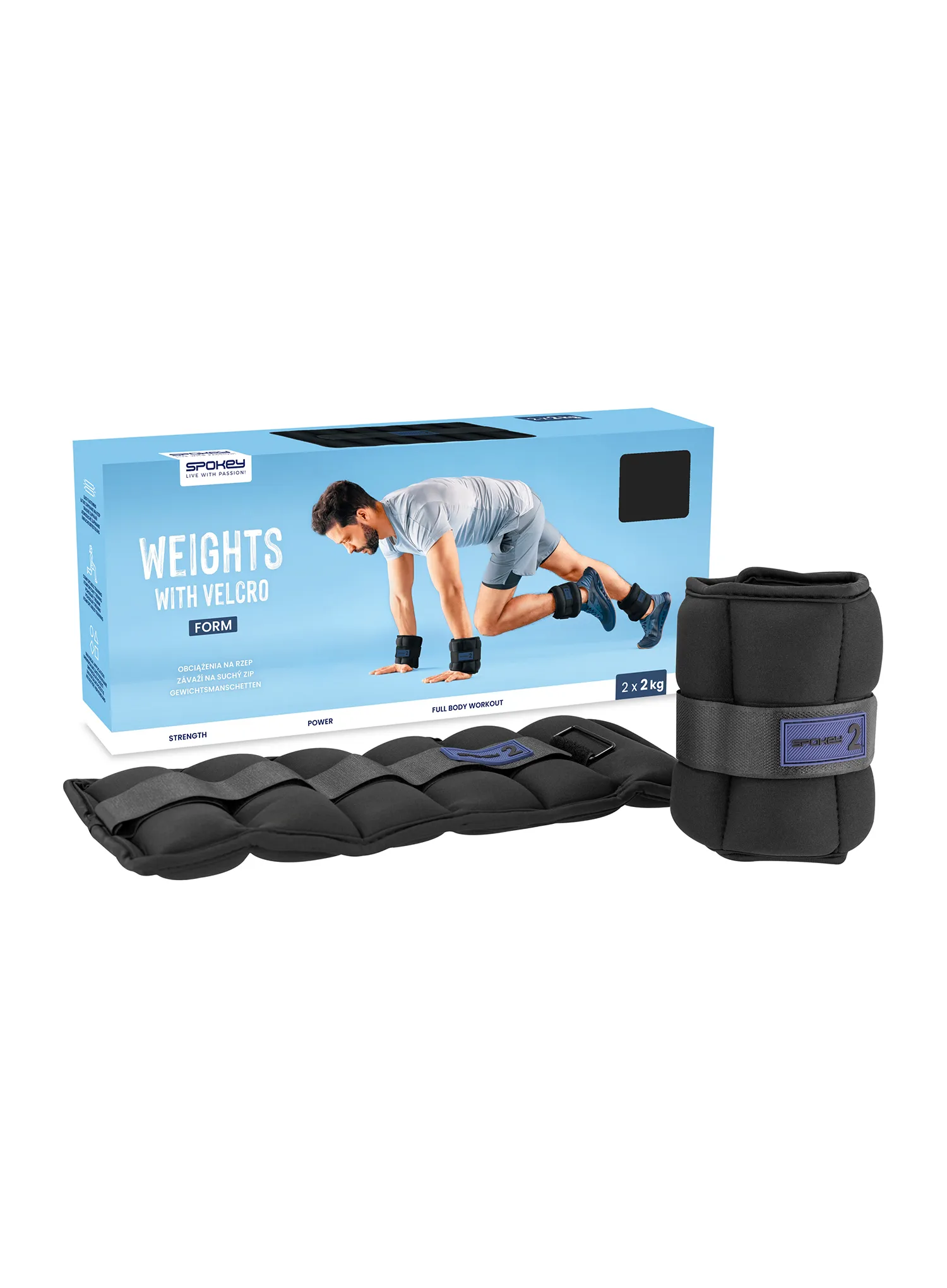 Obciążniki Spokey Form 2x2kg - black