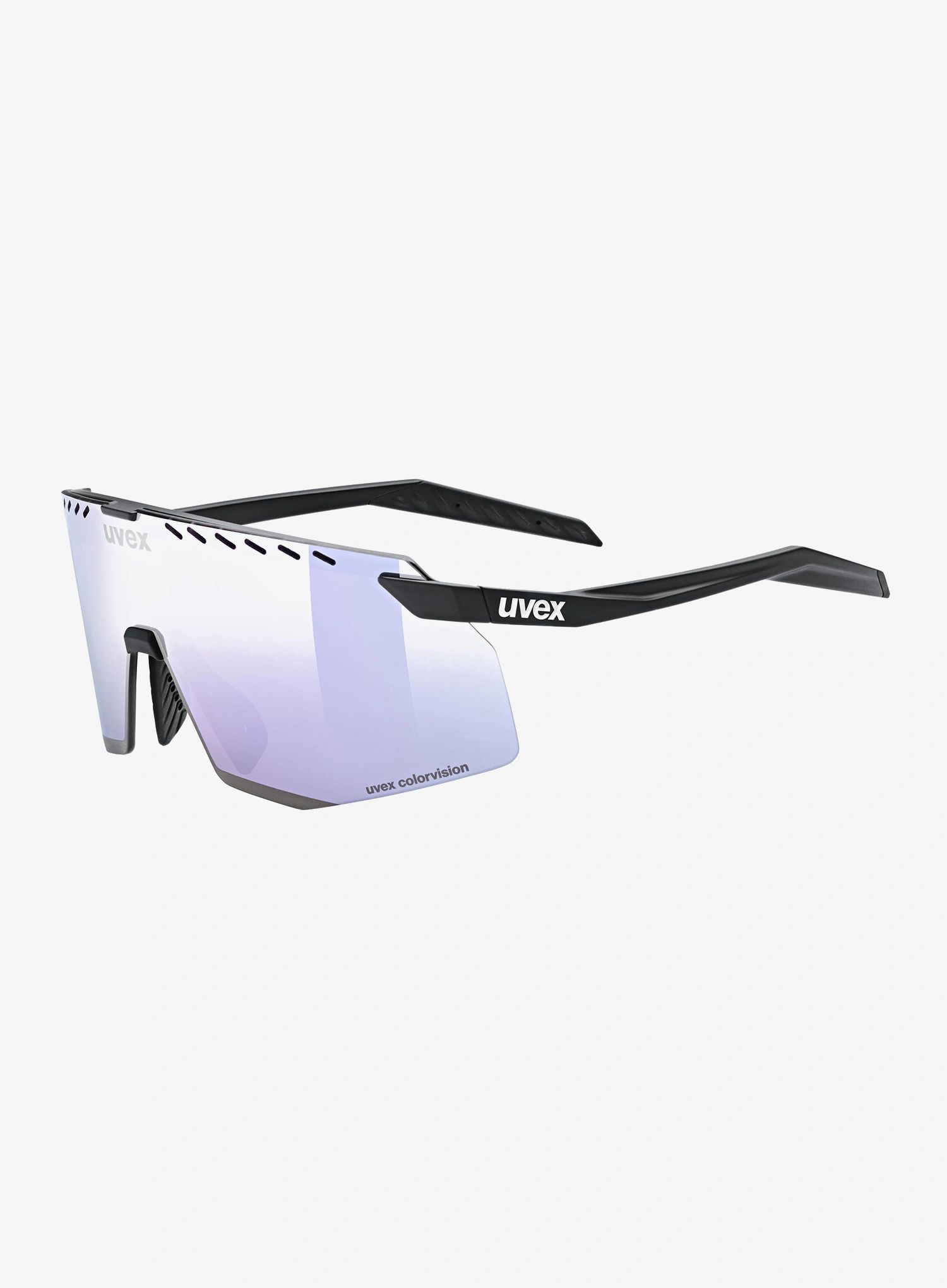 Brýle na kolo Uvex Pace Stage CV - black mat/mir.lavender