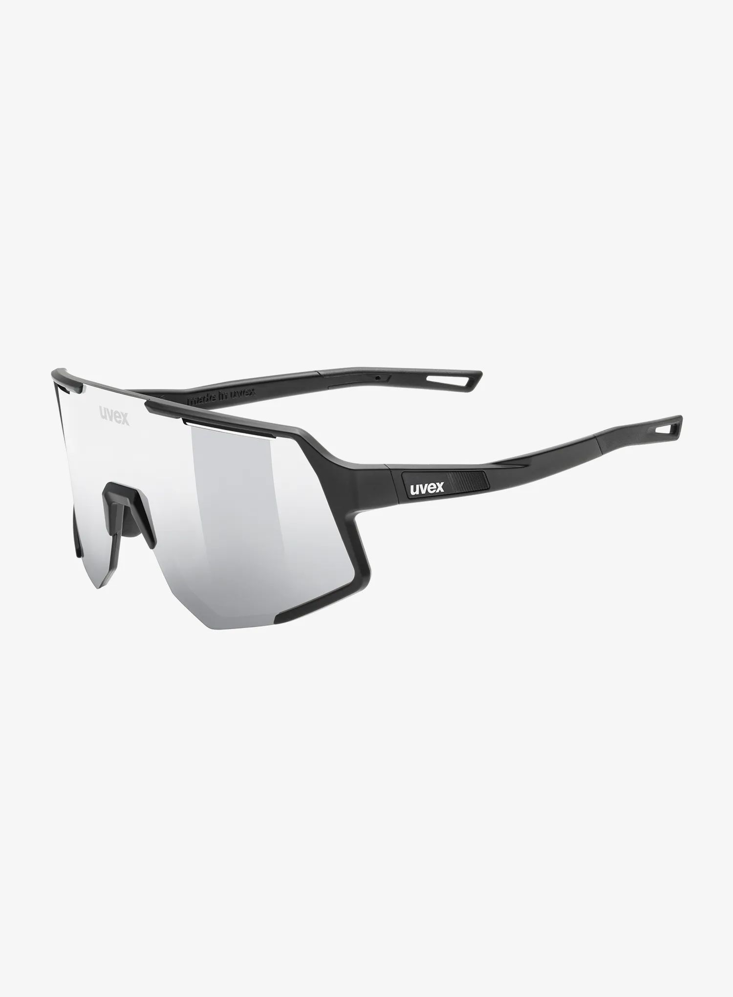 Brýle na kolo Uvex Sequenze - black matt/mir.silver