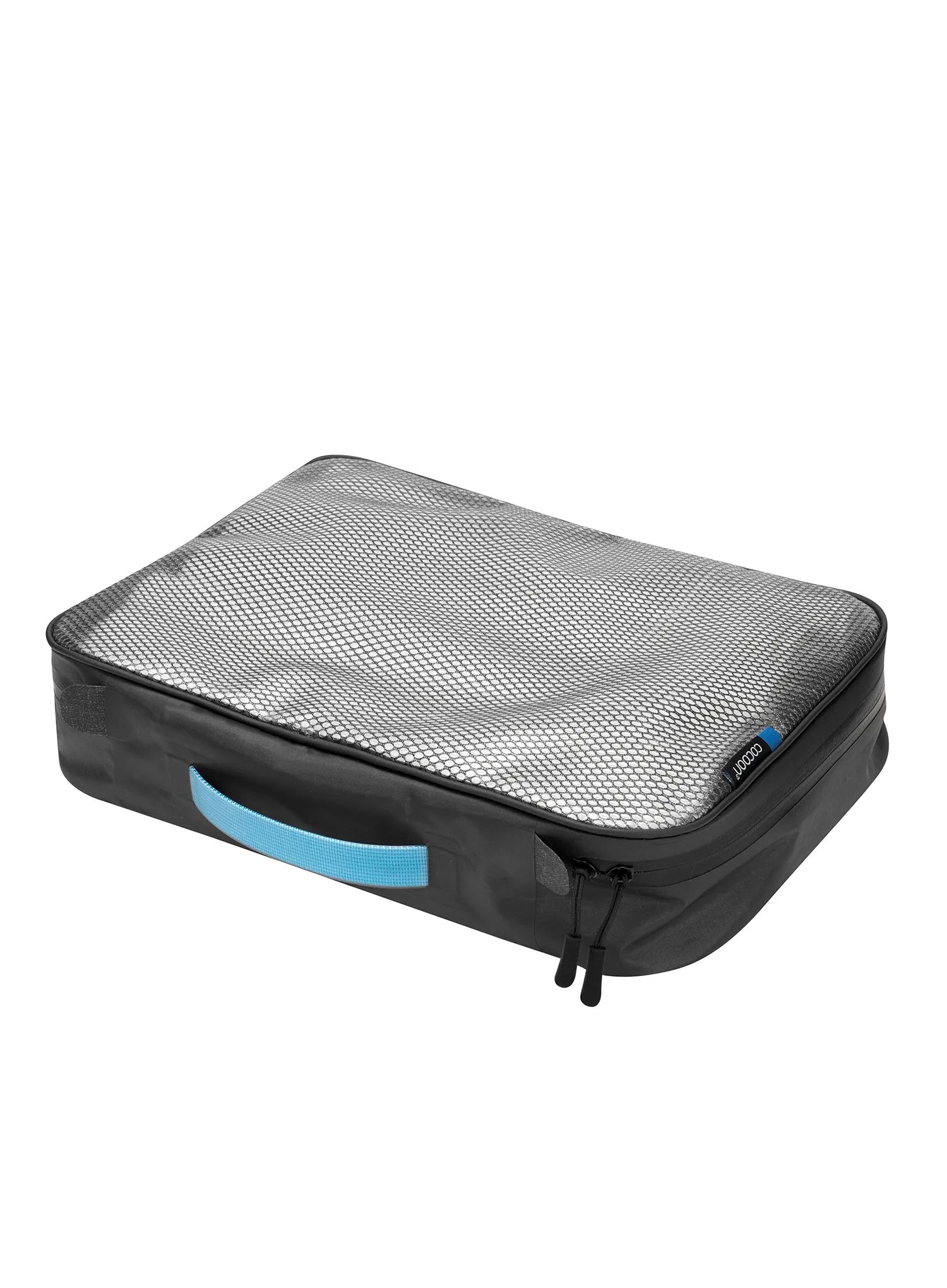 Cestovní organizér Cocoon Packing Cube - Laminated Net Top L - grey/black