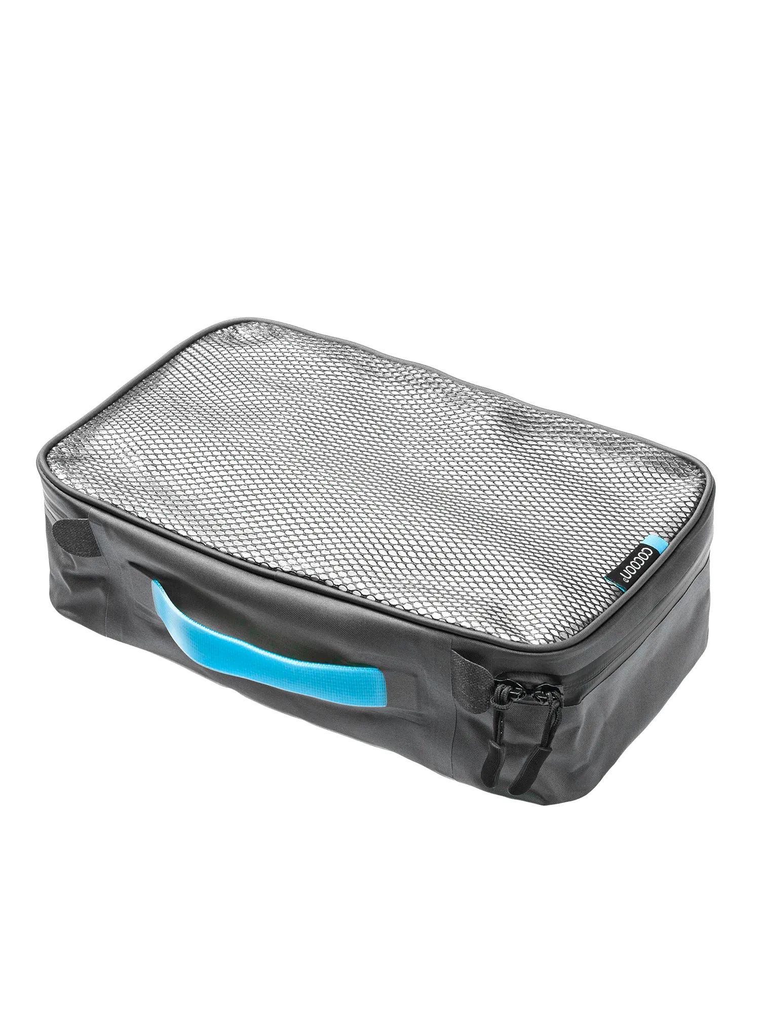 Cestovní organizér Cocoon Packing Cube - Laminated Net Top M - grey/black