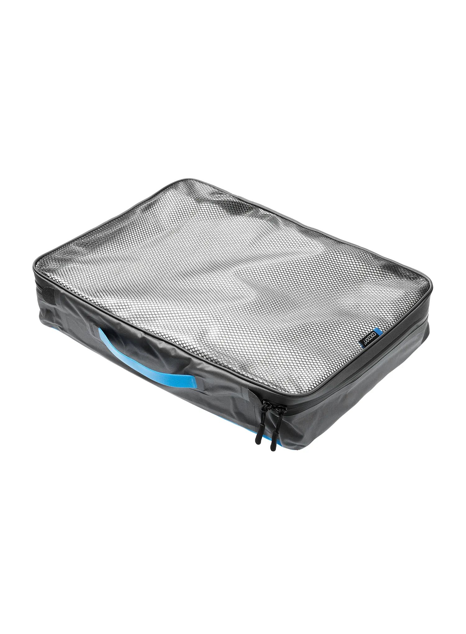 Cestovní organizér Cocoon Packing Cube - Laminated Net Top XL - grey/blue