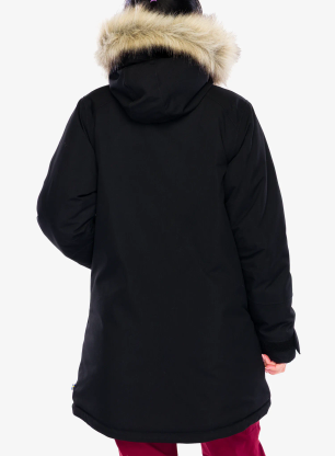 Płaszcz damski Fjallraven Nuuk Parka - black/black
