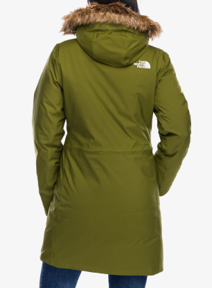 Płaszcz damski The North Face Arctic Parka - forest olive