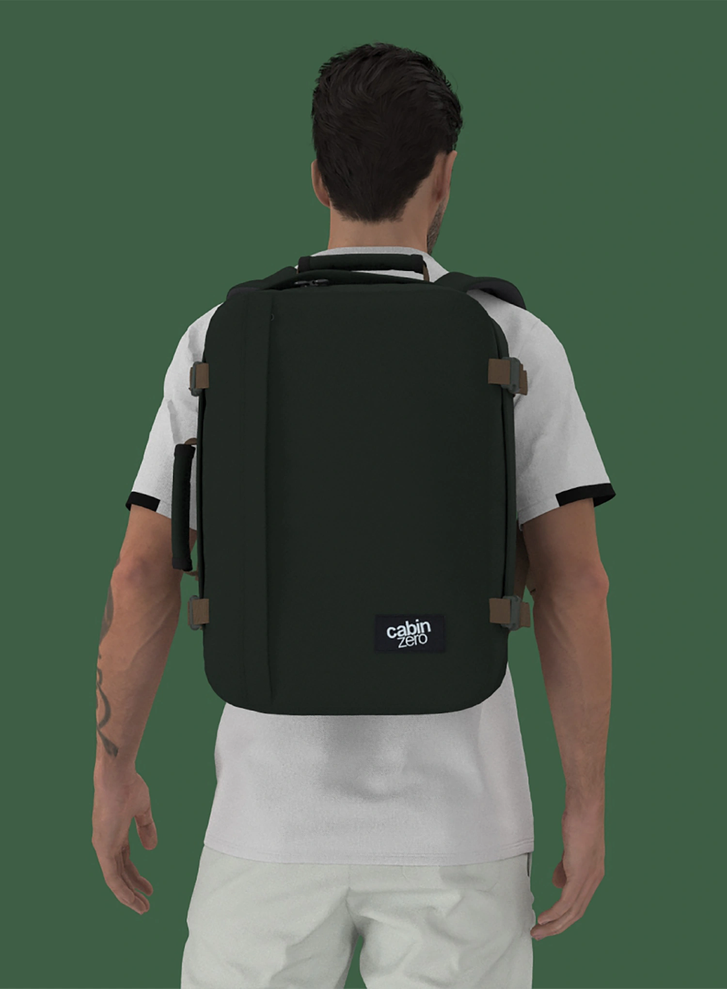 Plecak do samolotu CabinZero Classic 36 L - black sand