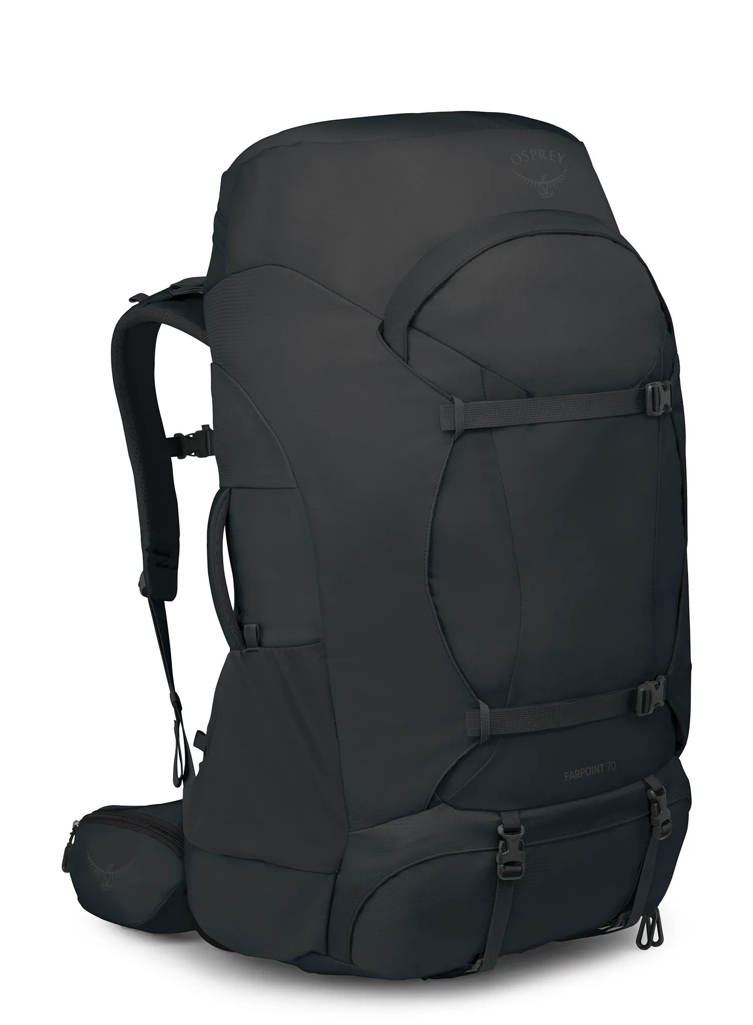Cestovní batoh Osprey Farpoint Trek 70 - black/black