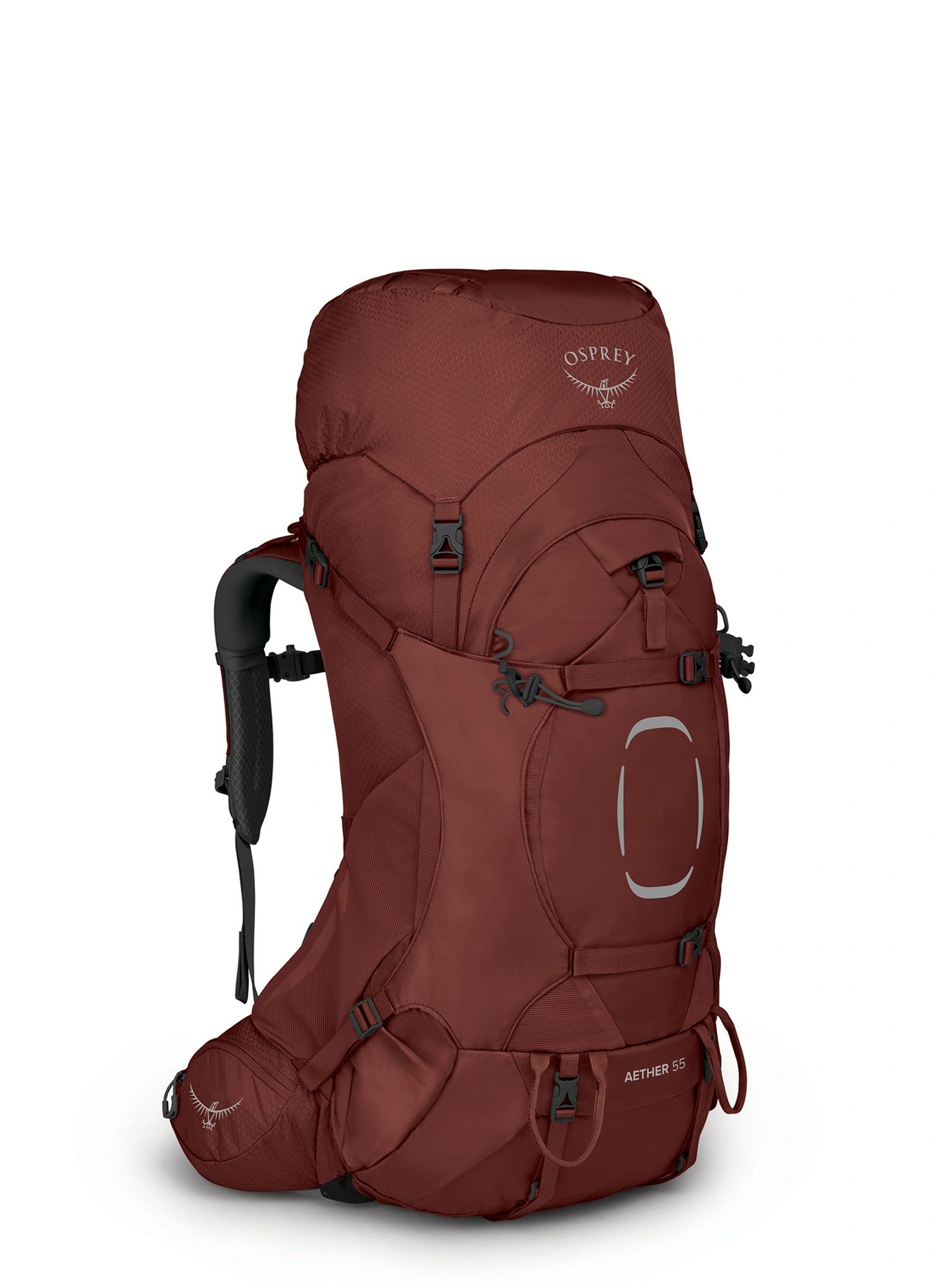 Trekový batoh Osprey Aether 55 - deep acorn red