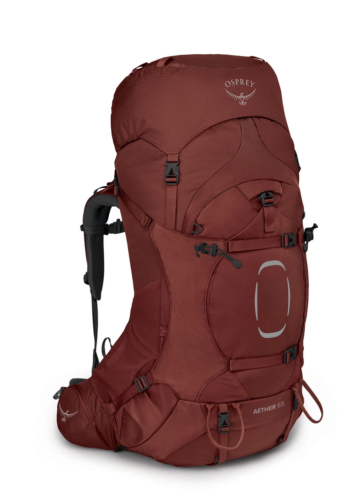 Trekový batoh Osprey Aether 65 - deep acorn red