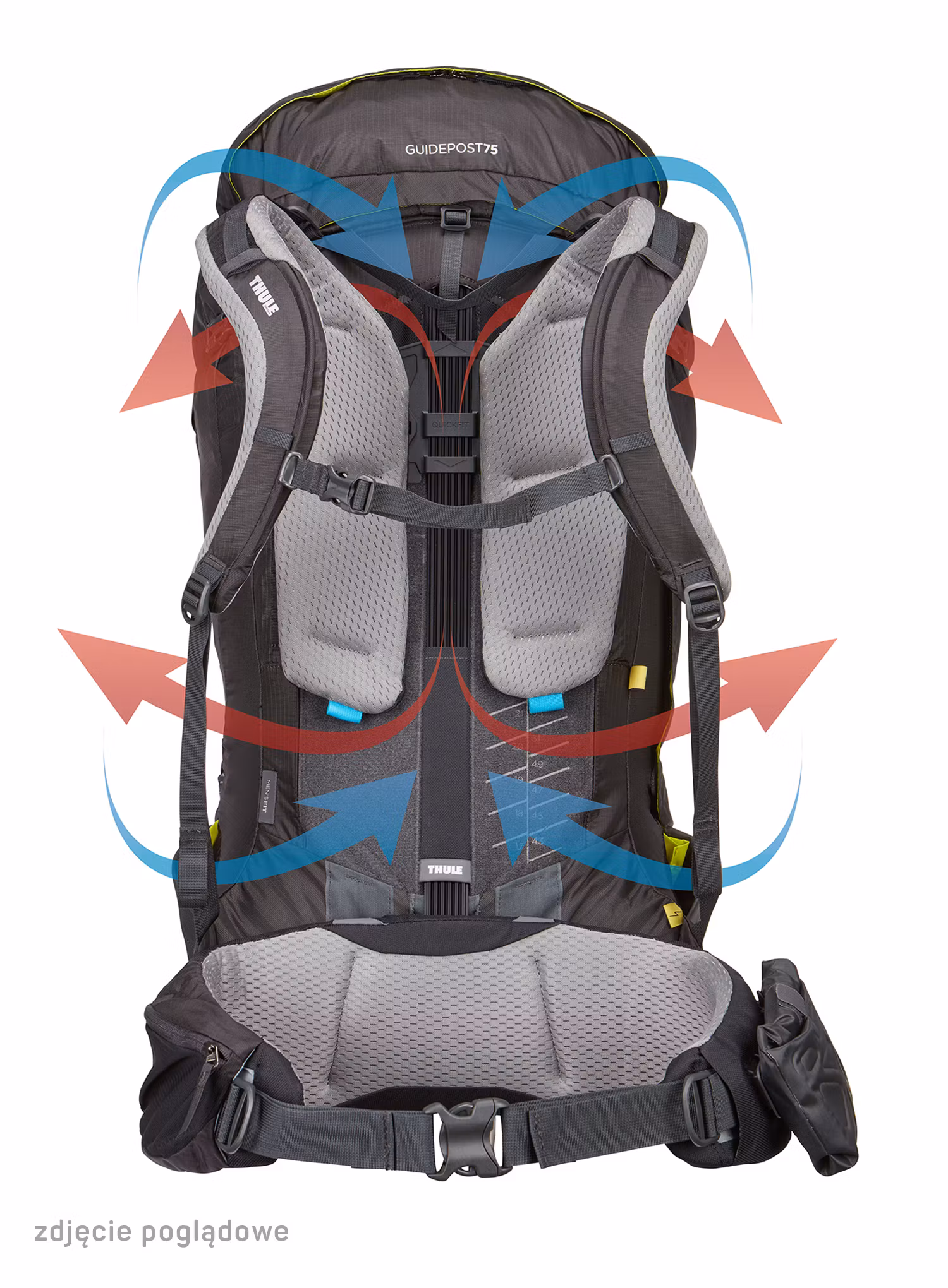 Plecak trekkingowy Thule Guidepost 75L - poseidon