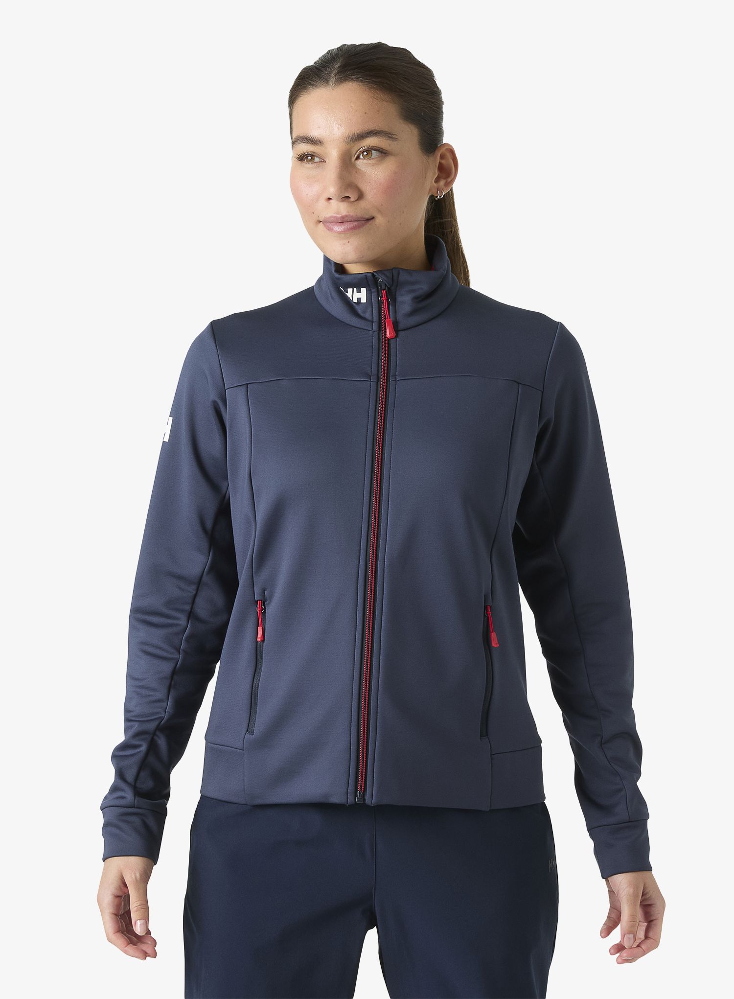 Fleecová mikina dámská Helly Hansen Crew Fleece Jacket - navy