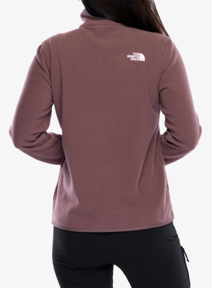 Polar damski The North Face Glacier Fleece 1/4 Zip Jacket - tawny quartz