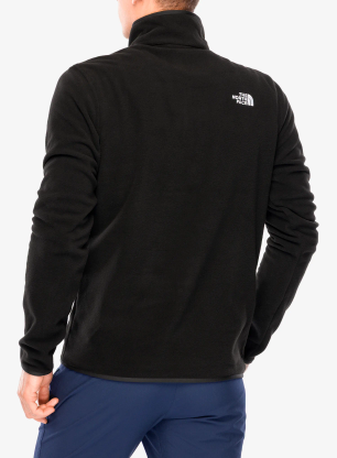 Polar The North Face Glacier Fleece 1/4 Zip Jacket - tnf black