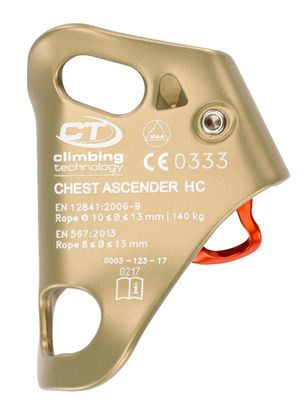 Przyrząd zaciskowy Climbing Technology/SKYLOTEC Chest Ascender+ HC - grey
