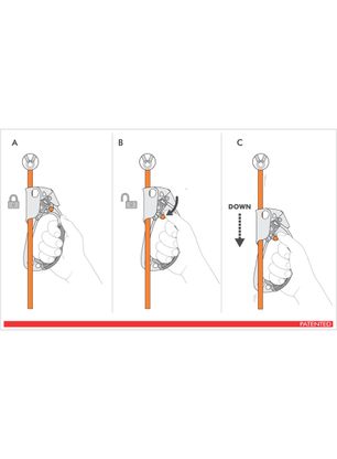 Przyrząd zaciskowy Climbing Technology/SKYLOTEC Quick-Up + Right - lobster