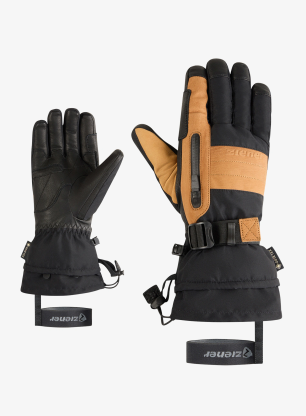 Rękawice narciarskie Ziener Glorios GTX + Gore Plus Warm Glove - black