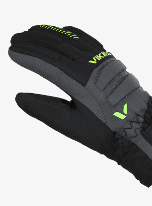 Rękawiczki dziecięce Viking Flinx Ski - black/dark grey