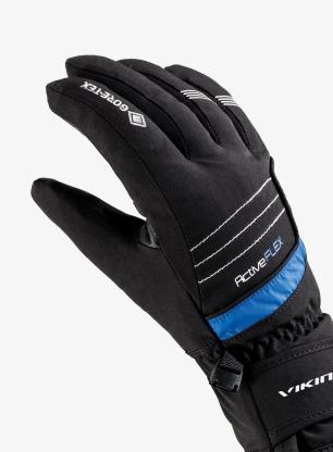 Rękawiczki dziecięce Viking Helix GTX Ski - blue